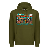 Army Green lpn licensed practical nurse Premium Hoodie - JahusDesignShop