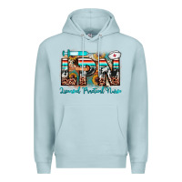 Blue Mist lpn licensed practical nurse Premium Hoodie - JahusDesignShop
