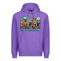Purple lpn licensed practical nurse Premium Hoodie - JahusDesignShop