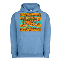 Pigment Pebble Blue love fall Urban Hoodie - Artiststas