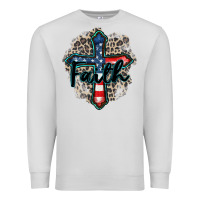 Dove Grey faith usa Premium Sweatshirt - Zillion Design Studio