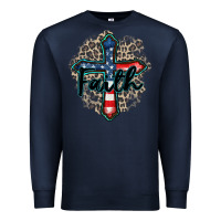 Navy faith usa Premium Sweatshirt - Zillion Design Studio