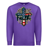 Purple faith usa Premium Sweatshirt - Zillion Design Studio