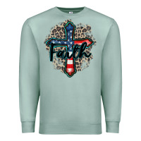 Seafoam faith usa Premium Sweatshirt - Zillion Design Studio