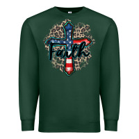 Sports Green faith usa Premium Sweatshirt - Zillion Design Studio