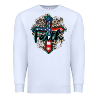 White faith usa Premium Sweatshirt - Zillion Design Studio