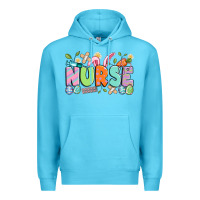Ocean Blue easter nurse Premium Hoodie - Artiststas