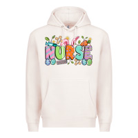 Pale Pink easter nurse Premium Hoodie - Artiststas