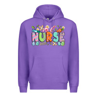 Purple easter nurse Premium Hoodie - Artiststas