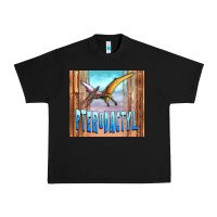 Black dinosaur pterodactyl Urban Heavy Tee - Artiststas