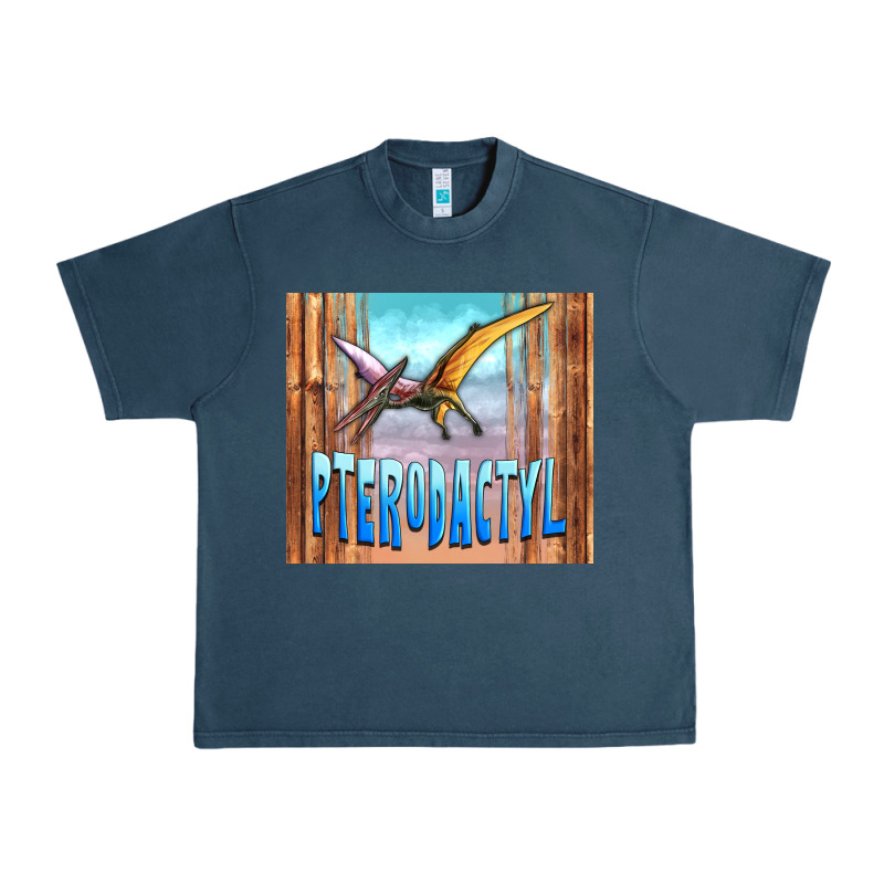 Dinosaur Pterodactyl Urban Heavy Tee by Artiststas | Teevron