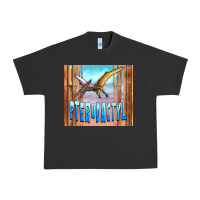 Pigment Black dinosaur pterodactyl Urban Heavy Tee - Artiststas