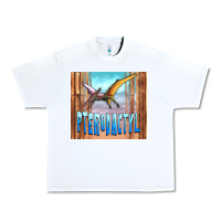White dinosaur pterodactyl Urban Heavy Tee - Artiststas