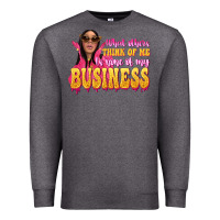 Charcoal Heather afro black boss lady Premium Sweatshirt - texasbilliewilder