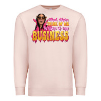 Pale Pink afro black boss lady Premium Sweatshirt - texasbilliewilder