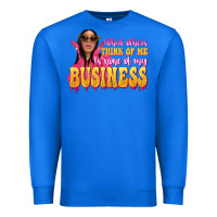 True Royal afro black boss lady Premium Sweatshirt - texasbilliewilder