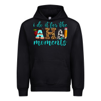 Black i do it for the aha moments Urban Hoodie - BundleAndBundleShop