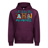 Mauve Wine i do it for the aha moments Urban Hoodie - BundleAndBundleShop