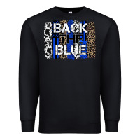 Black back the blue brushstroke Premium Sweatshirt - Zillion Design Studio