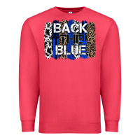 Cardinal back the blue brushstroke Premium Sweatshirt - Zillion Design Studio
