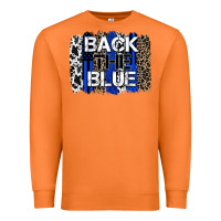 Carrot back the blue brushstroke Premium Sweatshirt - Zillion Design Studio