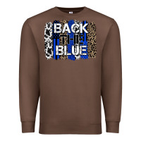 Chestnut back the blue brushstroke Premium Sweatshirt - Zillion Design Studio
