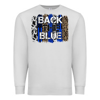 Dove Grey back the blue brushstroke Premium Sweatshirt - Zillion Design Studio
