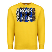 Lemon back the blue brushstroke Premium Sweatshirt - Zillion Design Studio