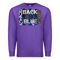 Purple back the blue brushstroke Premium Sweatshirt - Zillion Design Studio