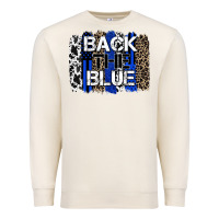 Sandshell back the blue brushstroke Premium Sweatshirt - Zillion Design Studio