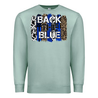 Seafoam back the blue brushstroke Premium Sweatshirt - Zillion Design Studio