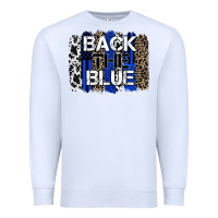 White back the blue brushstroke Premium Sweatshirt - Zillion Design Studio