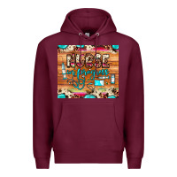 Burgundy nurse in progress Premium Hoodie - JahusDesignShop