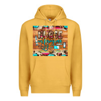 Mustard nurse in progress Premium Hoodie - JahusDesignShop