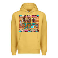 Antique Gold nurse in progress Premium Hoodie - JahusDesignShop