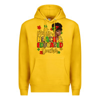 Lemon pretty black and educated teacher Premium Hoodie - Artiststas