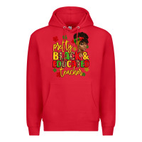 Red pretty black and educated teacher Premium Hoodie - Artiststas