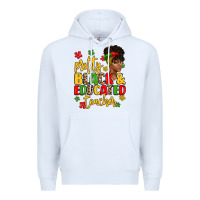White pretty black and educated teacher Premium Hoodie - Artiststas