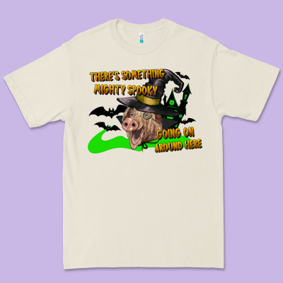 There's Something Mighty Going On Around Here Pig Premium Tee Designed By Lillyallendesigns