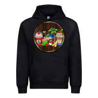Black dominican republic coasters Urban Hoodie - AdoDesignShop