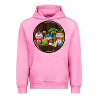 Fuchsia Pink dominican republic coasters Urban Hoodie - AdoDesignShop