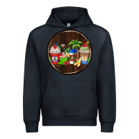 Navy dominican republic coasters Urban Hoodie - AdoDesignShop