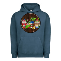 Pigment Midnight Navy dominican republic coasters Urban Hoodie - AdoDesignShop