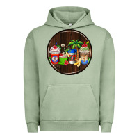 Pigment Oil Green dominican republic coasters Urban Hoodie - AdoDesignShop