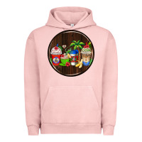 Pigment Salmon dominican republic coasters Urban Hoodie - AdoDesignShop