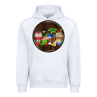White dominican republic coasters Urban Hoodie - AdoDesignShop