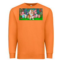Carrot Spring Easter Bunny Premium Sweatshirt - RanaPortraitStore