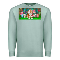Seafoam Spring Easter Bunny Premium Sweatshirt - RanaPortraitStore