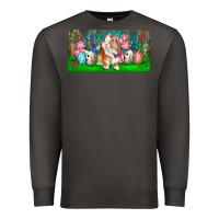 Smoke Spring Easter Bunny Premium Sweatshirt - RanaPortraitStore