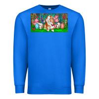 True Royal Spring Easter Bunny Premium Sweatshirt - RanaPortraitStore